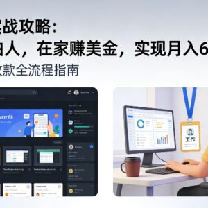 Fiverr全流程实战攻略 零基础居家做跨境副业月入6千美元-雨叶虚拟资源网