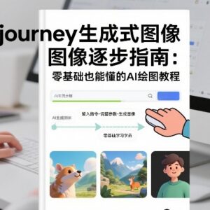 零基础MidjourneyAI绘图入门教程 生成式图像创作完整实操指南-雨叶虚拟资源网