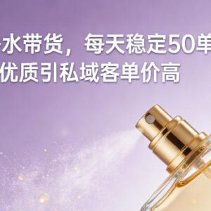 AI香水带货玩法详解 无需囤货稳定出单 引流私域可提升客单价-雨叶虚拟资源网