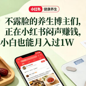 小红书不露脸健康养生科普图文赛道 小白低门槛变现全攻略-雨叶虚拟资源网