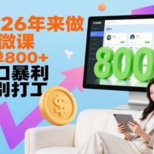 2026年AI微课副业实操攻略 从零掌握接单变现全流程-雨叶虚拟资源网