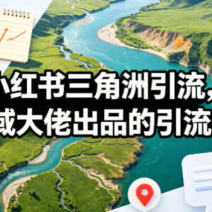 小红书三角洲引流实操教程 私域领域大佬出品系统引流教学课程-雨叶虚拟资源网