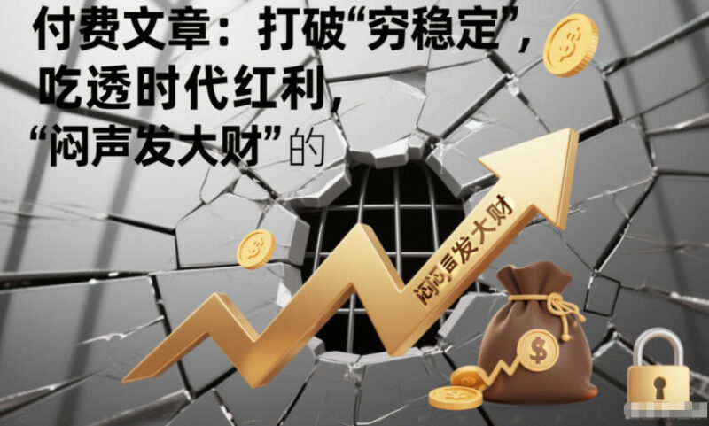 体制内打破穷稳定攻略 靠红利思维合法增收吃透时代红利