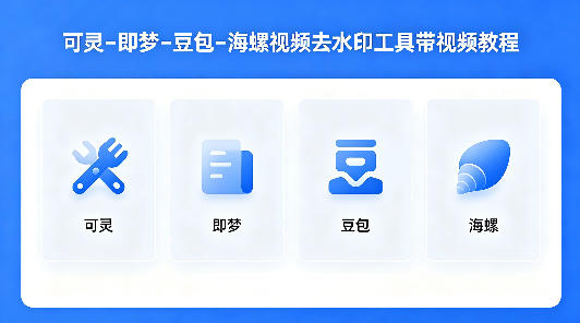 可灵即梦豆包海螺视频去水印工具 附使用教程多系统版本资源