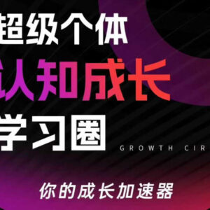 超级个体认知成长学习圈 认知破局行动变现全体系实战课程-雨叶虚拟资源网