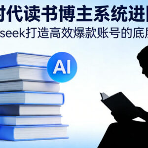 AI时代读书博主进阶教程 Deepseek打造爆款账号全流程方法-雨叶虚拟资源网