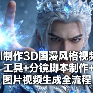 零基础AI制作3D国漫风格视频 工具分镜生成全流程指南-雨叶虚拟资源网