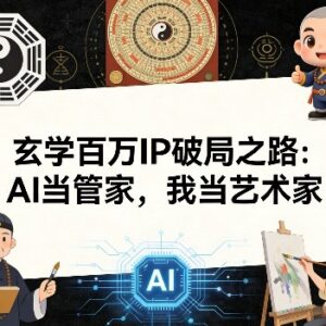 玄学领域百万IP打造破局方法 用AI提效释放内容创作精力-雨叶虚拟资源网
