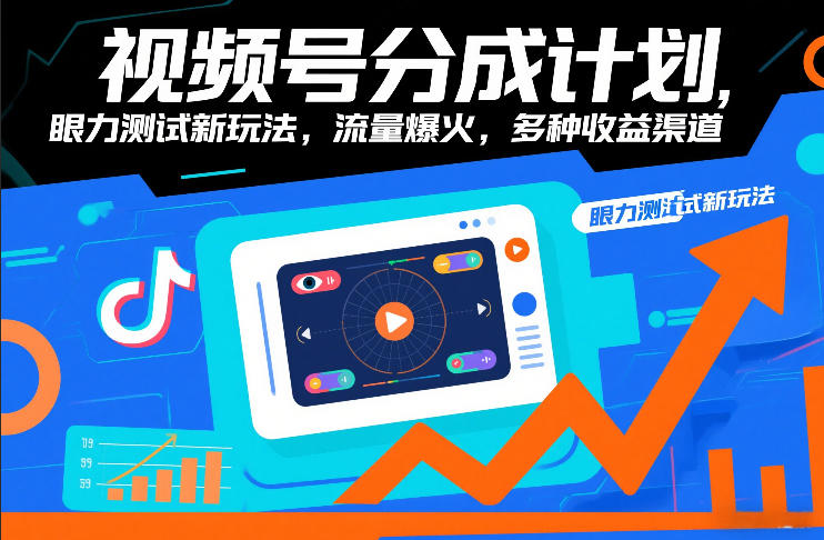 视频号分成计划眼力测试新玩法 高流量多收益实操攻略