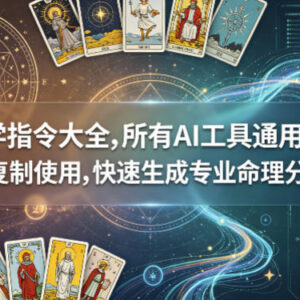 全AI工具通用玄学指令大全 可直接复制生成专业命理分析-雨叶虚拟资源网