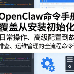 OpenClaw全流程命令详解手册 覆盖安装配置运维故障排查全环节-雨叶虚拟资源网