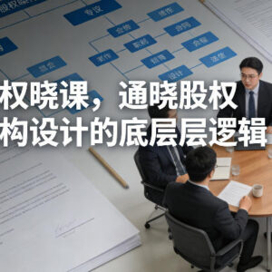 股权架构设计底层逻辑详解课 创业者股东实操学习指南-雨叶虚拟资源网
