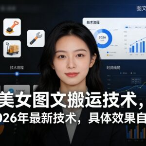 2026版最新美女图文搬运技术教程 仅需手机操作效果可自测-雨叶虚拟资源网