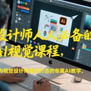 面向视觉设计师的AI视觉实战课程 全链路设计提效教程-雨叶虚拟资源网