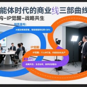 AI智能体时代商业三部曲课程 销售重构IP觉醒战略共生实操指南-雨叶虚拟资源网