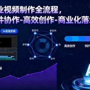 AI商业视频制作全流程教程 多工具协作高效创作落地指南-雨叶虚拟资源网