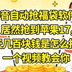 抖音直播自动抢福袋教程 礼品钻石获取及变现方法详解-雨叶虚拟资源网