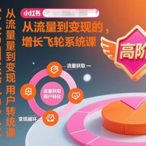 小红书高阶运营训练营 从流量获取到变现全体系实操课程-雨叶虚拟资源网