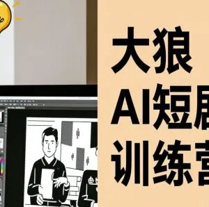 大狼AI短剧训练营持续更新 零基础短剧创作入门学习课程-雨叶虚拟资源网