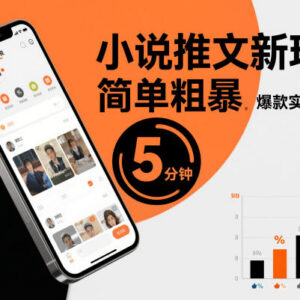 小说推文最新实操玩法 5分钟产出爆款内容全流程拆解-雨叶虚拟资源网