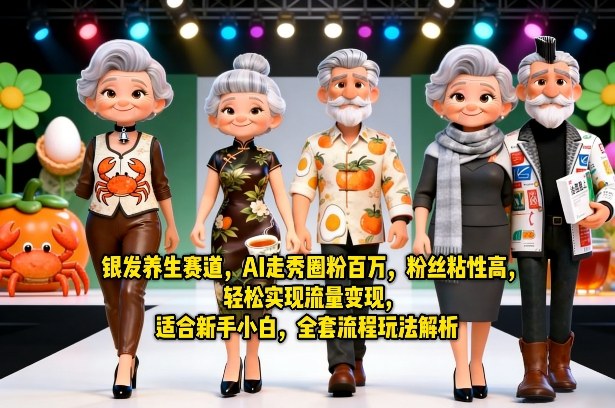 2026银发养生AI赛道玩法解析 新手低门槛流量变现全指南
