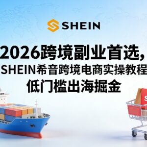 2026年SHEIN希音跨境电商实操教程 低门槛副业出海指南-雨叶虚拟资源网