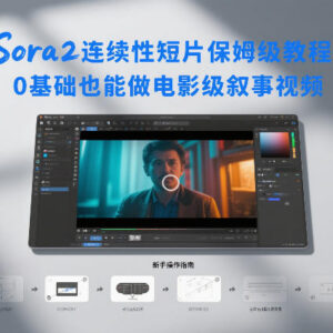 Sora2连续性短片保姆级教程 0基础也能制作电影级叙事视频-雨叶虚拟资源网
