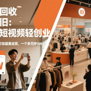 旧衣回收两种创业模式对比 单人轻运营玩法月入三万实操揭秘-雨叶虚拟资源网