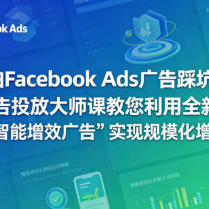 Facebook Ads广告投放大师课 教你用智能增效广告实现规模化增长-雨叶虚拟资源网