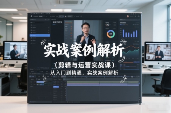 2026更新剪映剪辑与运营实战课 从入门到精通全案例解析