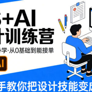 PS+AI设计训练营全解析 零基础学设计从入门到接单指南-雨叶虚拟资源网