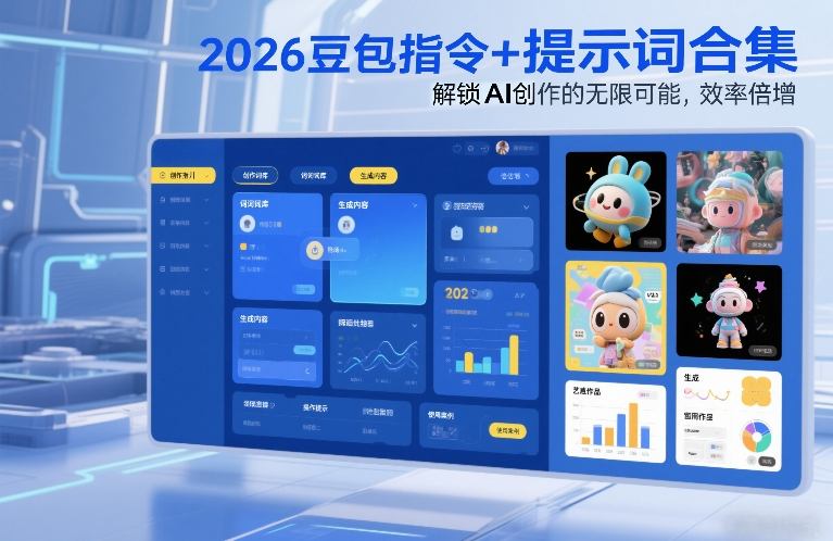 2026豆包85+指令提示词合集 多场景助力AI创作效率提升