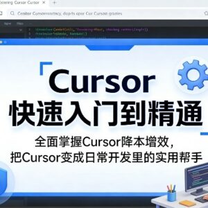 Cursor从入门到精通使用教程 掌握AI编程工具提效实用技巧-雨叶虚拟资源网