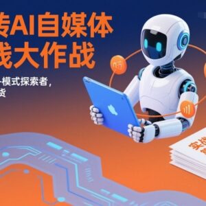 零基础AI自媒体实战入门课程 ChatGPT内容创作技巧全解析-雨叶虚拟资源网