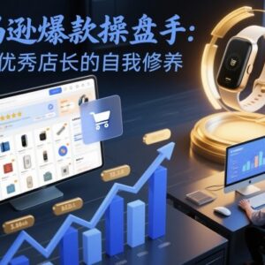 亚马逊爆款操盘手课程 优秀店长核心运营能力提升指南-雨叶虚拟资源网