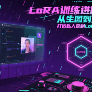 LoRA训练进阶系统课程 从AI生图到炼丹实操打造私人定制LoRA模型-雨叶虚拟资源网