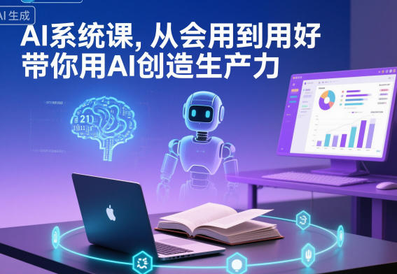AI系统实操全课程 从会用到用好教你落地AI工具提升生产力