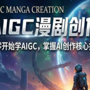 从零学AIGC精品漫剧 S级漫剧创作全流程制作方法解析-雨叶虚拟资源网