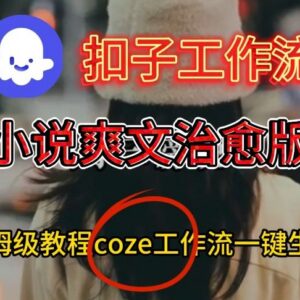 Coze扣子工作流一键生成小说爽文治愈视频 保姆级搭建教程-雨叶虚拟资源网