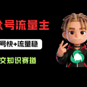 公众号流量主公交知识赛道攻略 0基础从0到1起号运营全指南-雨叶虚拟资源网