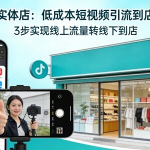 同城实体店引流技巧 低成本将短视频用户引导到线下门店实操方法-雨叶虚拟资源网