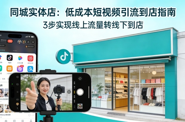 同城实体店引流技巧 低成本将短视频用户引导到线下门店实操方法