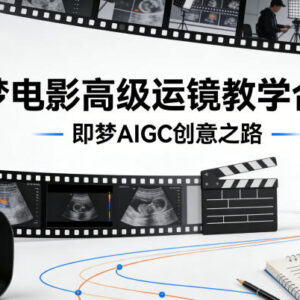 即梦高级电影运镜教学合集 零基础掌握AIGC影像创作全流程-雨叶虚拟资源网