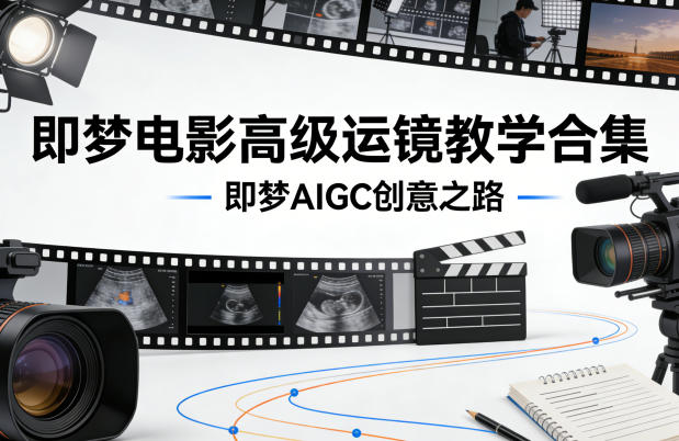 即梦高级电影运镜教学合集 零基础掌握AIGC影像创作全流程