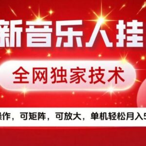 2024腾讯音乐人挂G赚钱项目实操攻略 可矩阵放大单机月入5k+-雨叶虚拟资源网