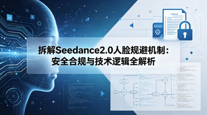 拆解Seedance2.0人脸规避机制 安全合规与技术逻辑全解析