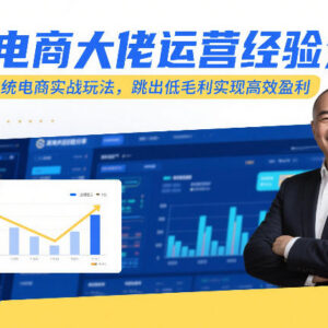 2025-2026全平台电商实战运营玩法 低毛利商家高效盈利指南-雨叶虚拟资源网