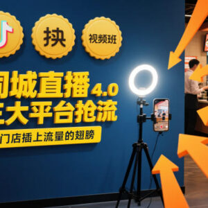 同城直播实操班4.0教程 三大平台门店引流运营全流程解析-雨叶虚拟资源网