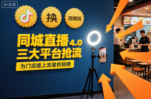 同城直播实操班4.0教程 三大平台门店引流运营全流程解析