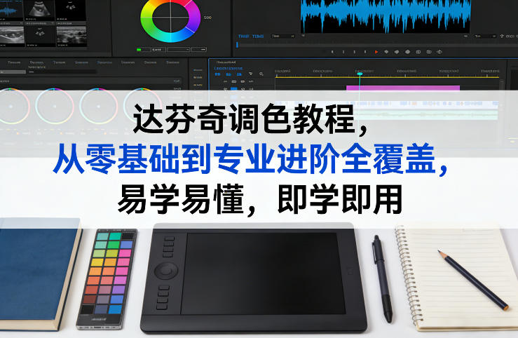 零基础到专业进阶达芬奇调色教程 全场景实用调色技巧详解